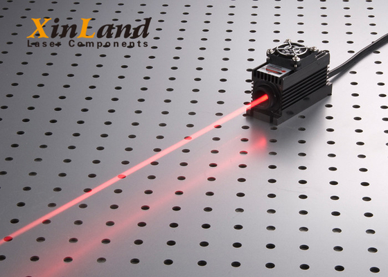 laser rouge réglable de 638nm 6000mw DPSS avec l'alimentation d'énergie de modulation de TTL