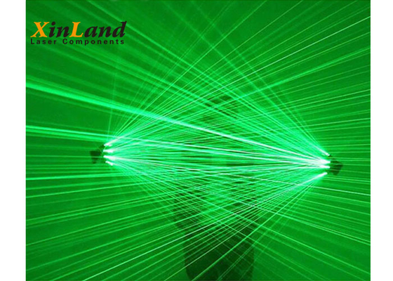Poutre à télécommande extérieure du vert 532nm de lumières lasers de partie de disco de gants de club