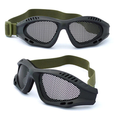 Métal perforé Mesh Tactical Military Glasses FDA