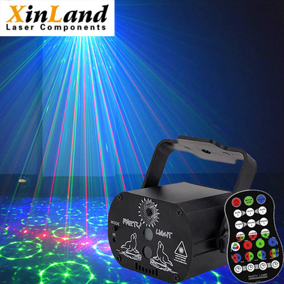 Le bruit de disco du DJ a activé le projecteur de la lumière laser RVB LED avec à télécommande