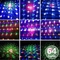 La disco du DJ de partie allume la lumière laser activée par bruit de 6 couleurs LED