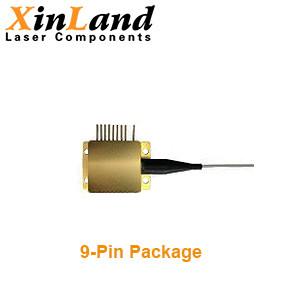 la fibre 1450nm-1920nm infrarouge a couplé la diode laser 2 Pin Package Pin/9