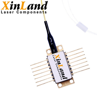 paquet coaxial de Pin HHL-01 de diode laser couplé par fibre UV profonde de 405nm 50um/105um 14