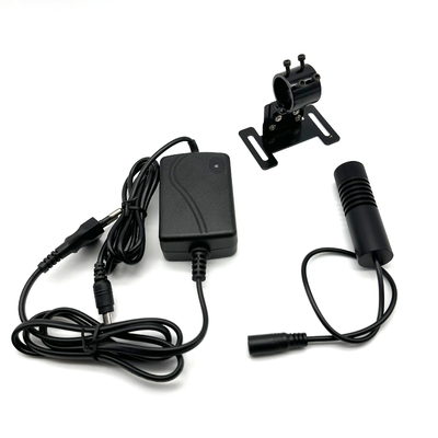 Module laser à ligne verte de 520 nm à 100 MW, module à diode laser 12 VDC de 22 x 80 mm avec support