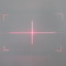 module rouge de laser de 46.2° 650nm avec le module de diode laser du rectangle 3V de point croisé