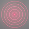 Module de laser de DAINE de cinq cercles concentriques avec la tache ronde